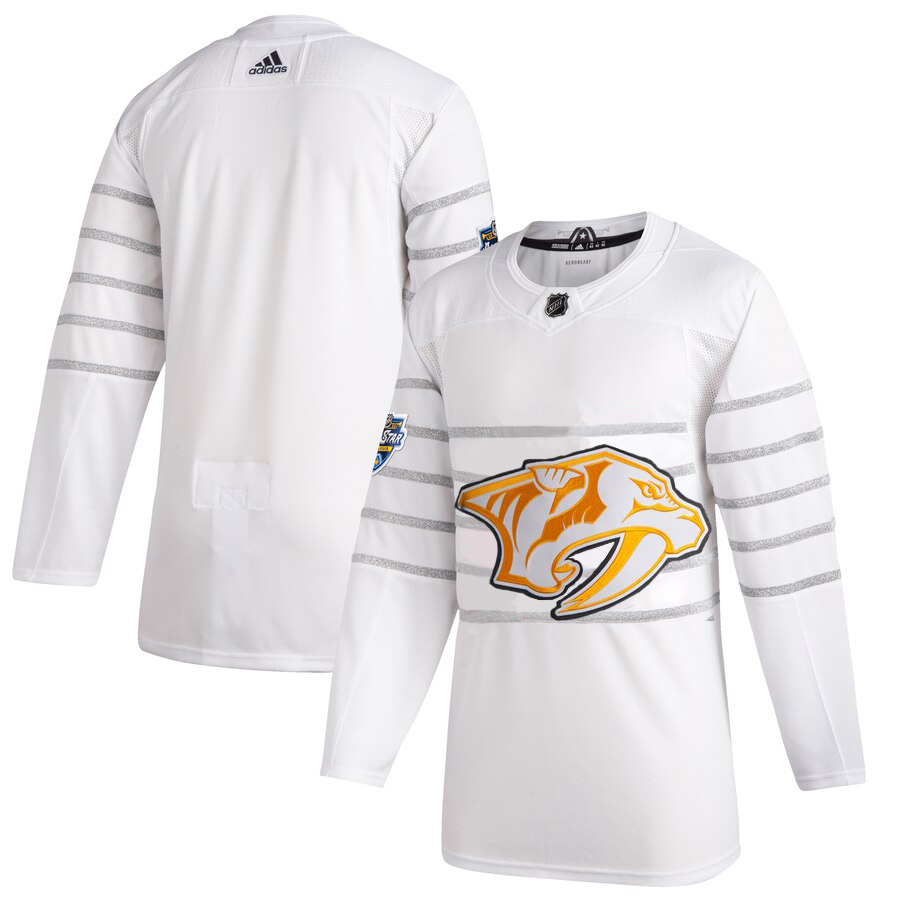 Men Nashville Predators Adidas White 2020 NHL All Star Game Authentic Jersey-0